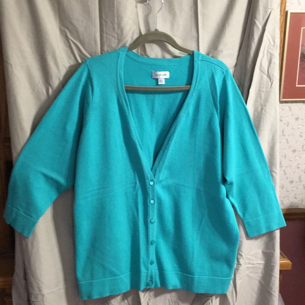 Avenue sweater - Size 18/20 Turquoise